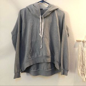 Brandy Melville gray oversized hoodie